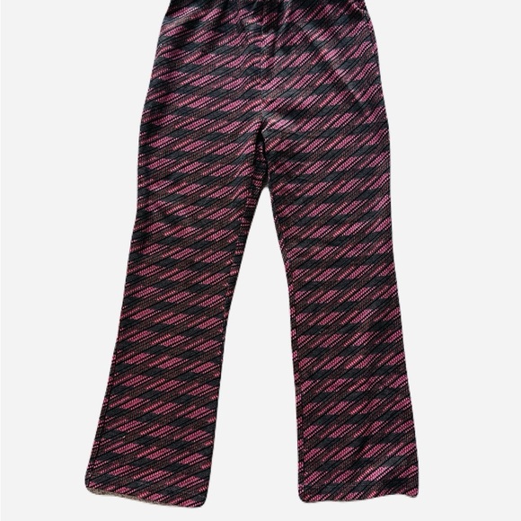 Women's Dolan Pink and Black Casual Bottoms with Zigzag Pattern Trousers Size XS - Picture 1 of 5